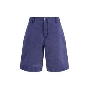 Jacquemus Blue Cotton Bermuda Men's Shorts